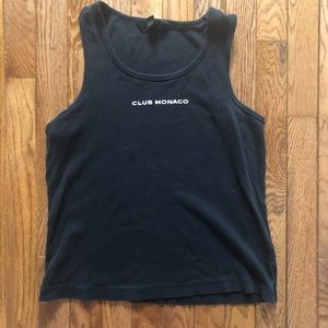 Vintage 90s Club Monaco black tank top